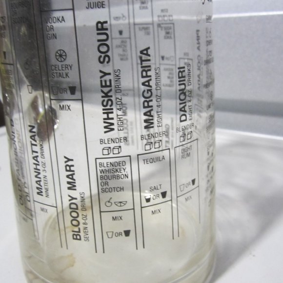 VTG HOLLAND HOUSE PARTY PITCHER W/RECIPES ON SIDES  Condition Used - Good Materi - Picture 5 of 5